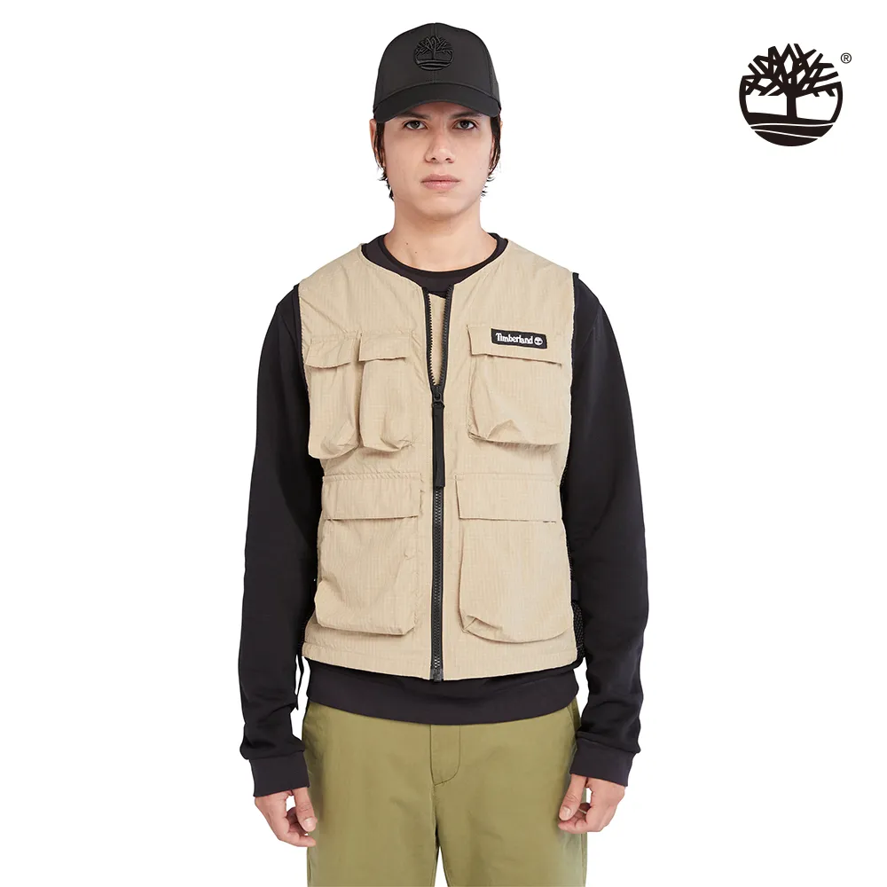 Timberland 男款淺卡其工裝背心|A6Q1FDW5 歷史價格詳細信息