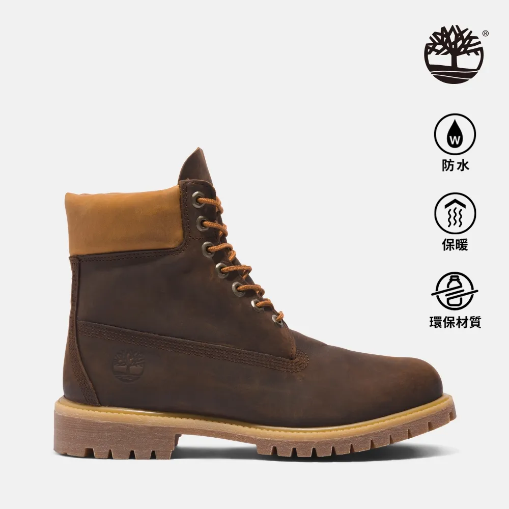 Timberland 男款深棕色全粒面皮革 GORE-TEX 中筒防水靴|A61QH931 歷史價格詳細信息