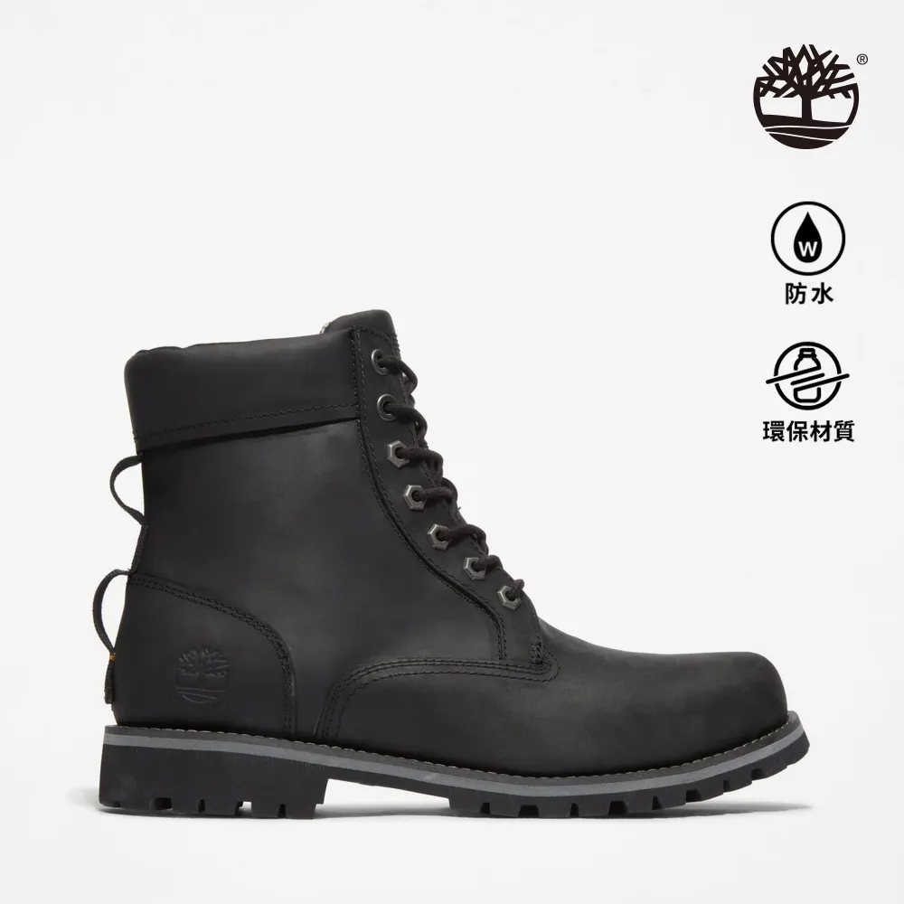 Timberland 男款黑色皮革防水6吋靴|A2KTV015 歷史價格詳細信息