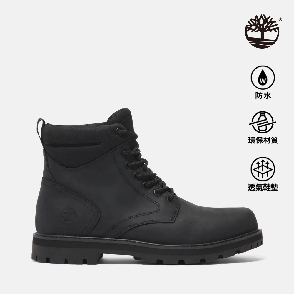 Timberland 男款黑色休閒防水中筒靴|A44P1015 歷史價格詳細信息