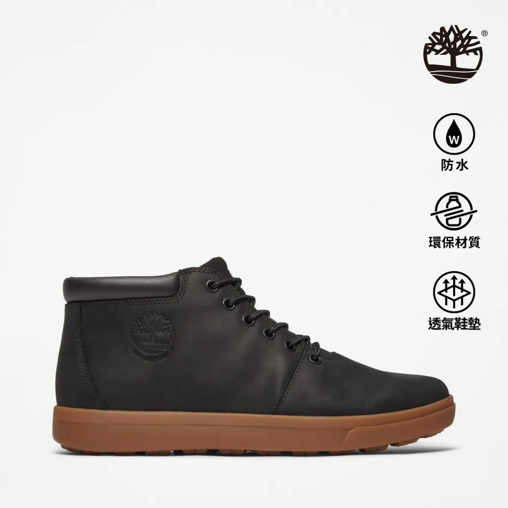 Timberland 男款黑色休閒中筒鞋|A1OI5001 歷史價格詳細信息