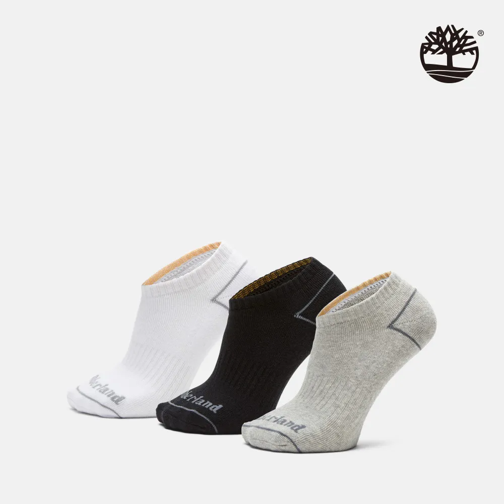 TIMBERLAND 三入組比狄福德羅紋針織半緩衝長襪 黑 A1F1M-001 歷史價格詳細信息