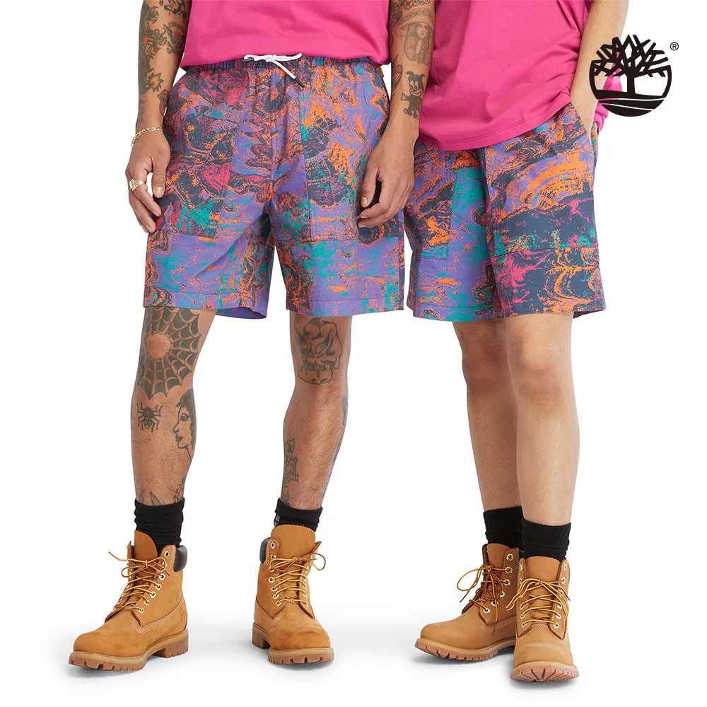 Timberland 中性繽紛印花休閒短褲|A6731DK4 歷史價格詳細信息