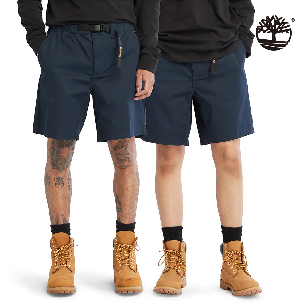 Timberland 中性深藍色短袖LOGO印花T恤|A6QCD433 歷史價格詳細信息