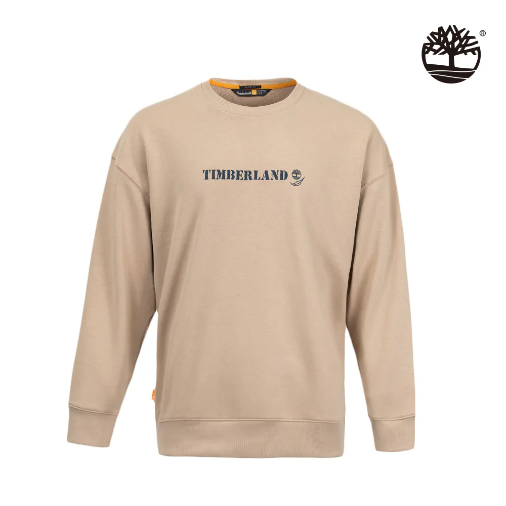 Timberland 中性淡卡其有機棉厚磅Logo短袖T恤|A26S7CY2 歷史價格詳細信息