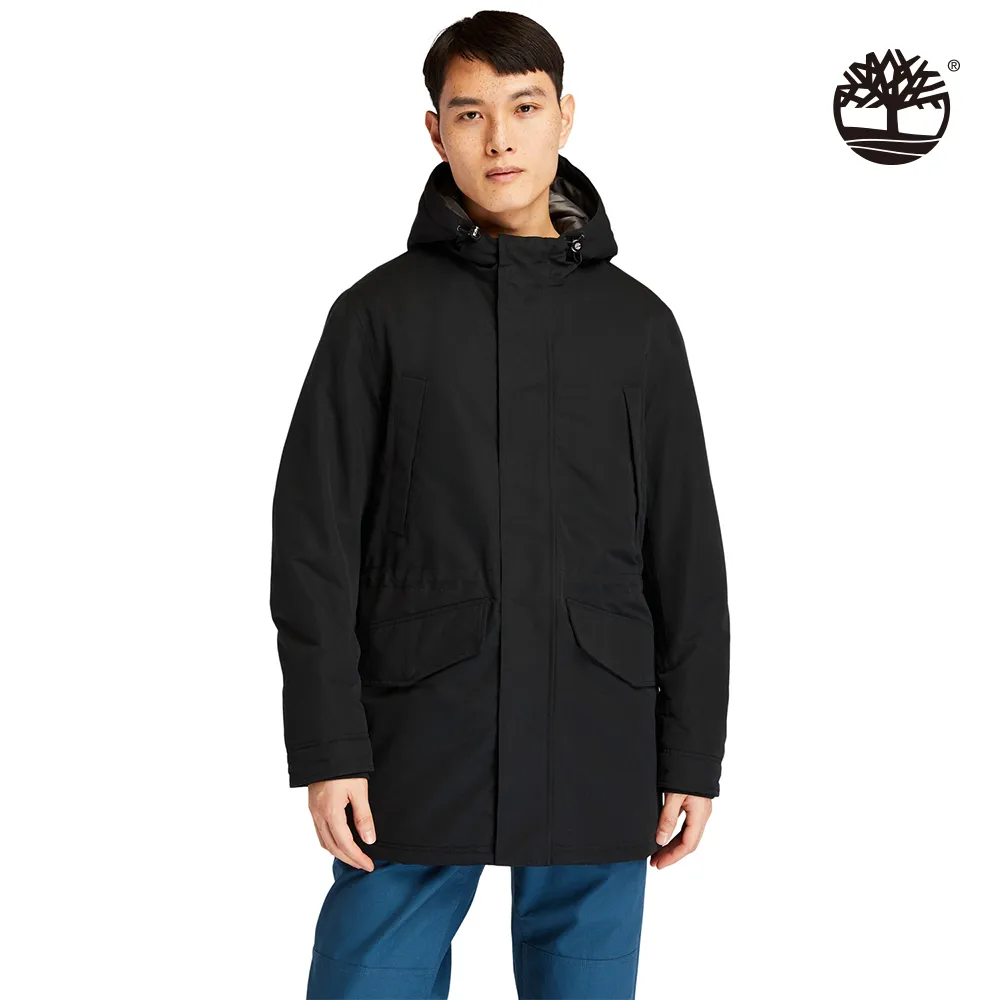 Timberland 男款黑色保暖立領抓絨外套|A44BC001 歷史價格詳細信息