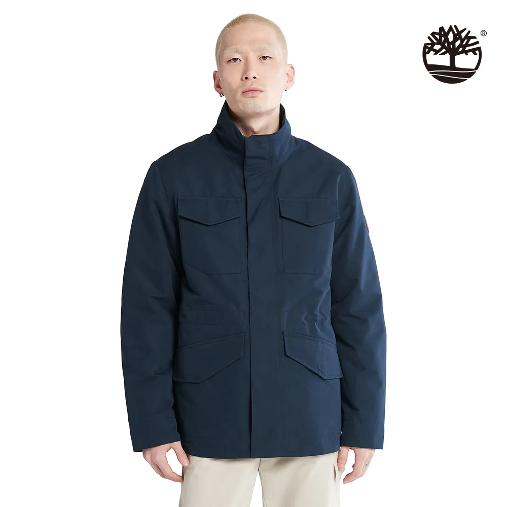 Timberland 男款深藍色環保纖維再生羽絨防潑水派克大衣|A5RFG433 歷史價格詳細信息
