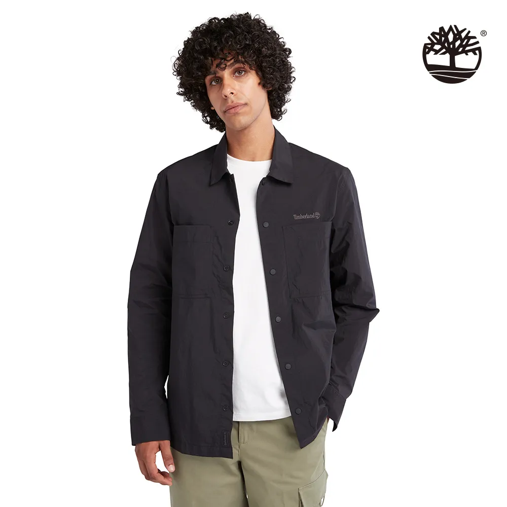 Timberland 男款黑色抗紫外線透氣短袖襯衫|A68DH001 歷史價格詳細信息