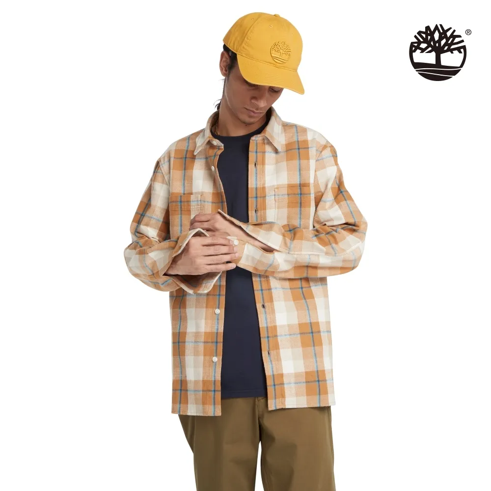 【Timberland】灰藍色格紋休閒襯衫 XL號 歷史價格詳細信息