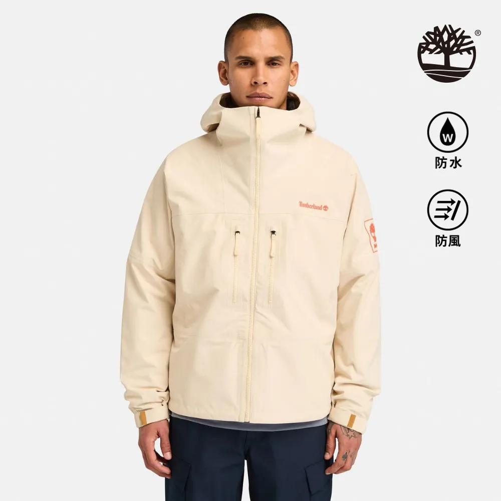 Timberland 男款象牙色CAPS RIDGE防水運動外套|A41SFEFL 歷史價格詳細信息