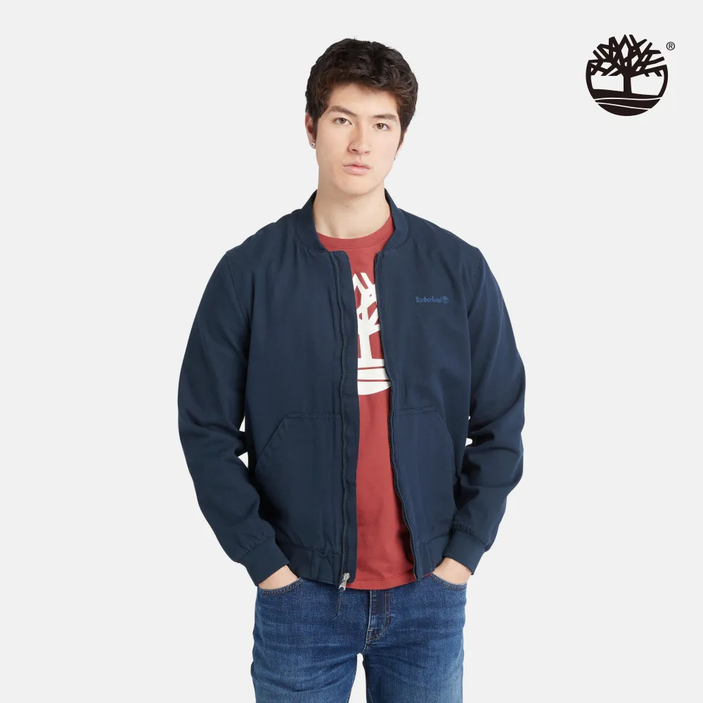 Timberland 男款深寶石藍帆布休閒外套|A2PB1433 歷史價格詳細信息
