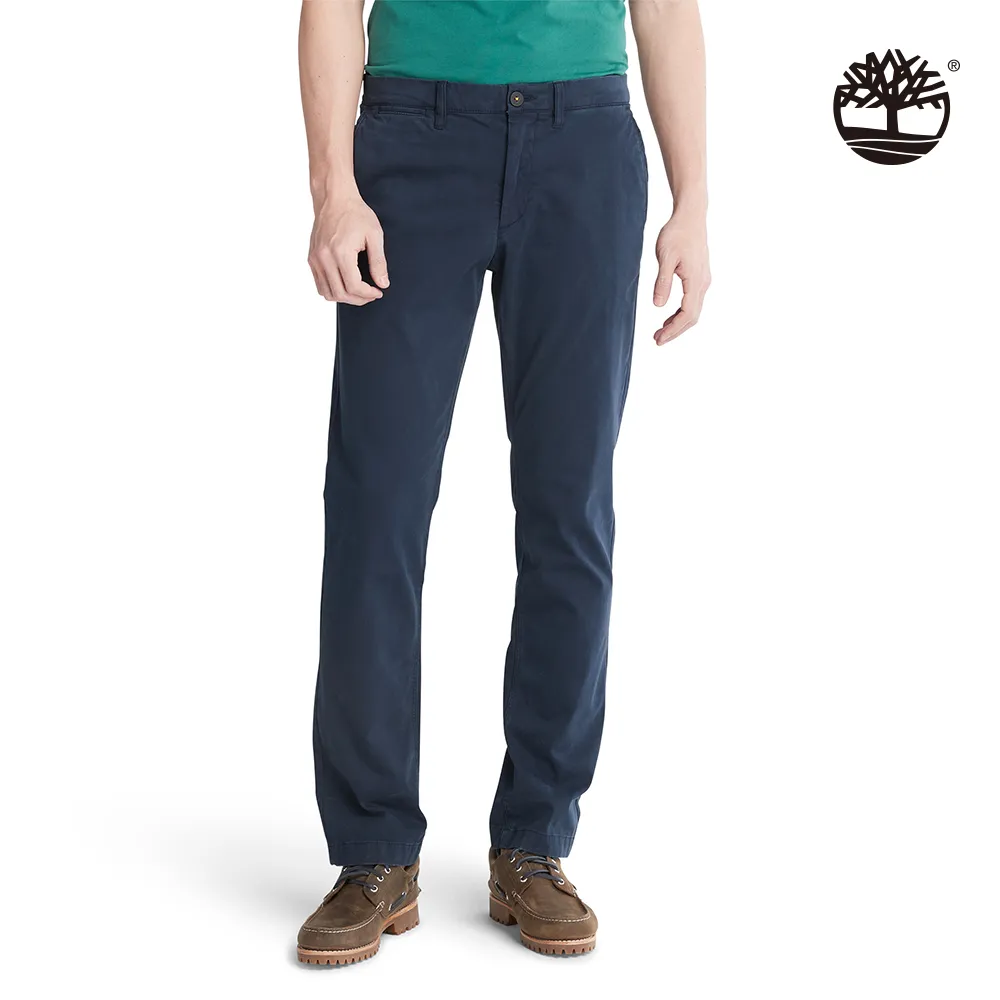 Timberland 男款深寶石藍彈力斜紋布慢跑褲|A61UK433 歷史價格詳細信息