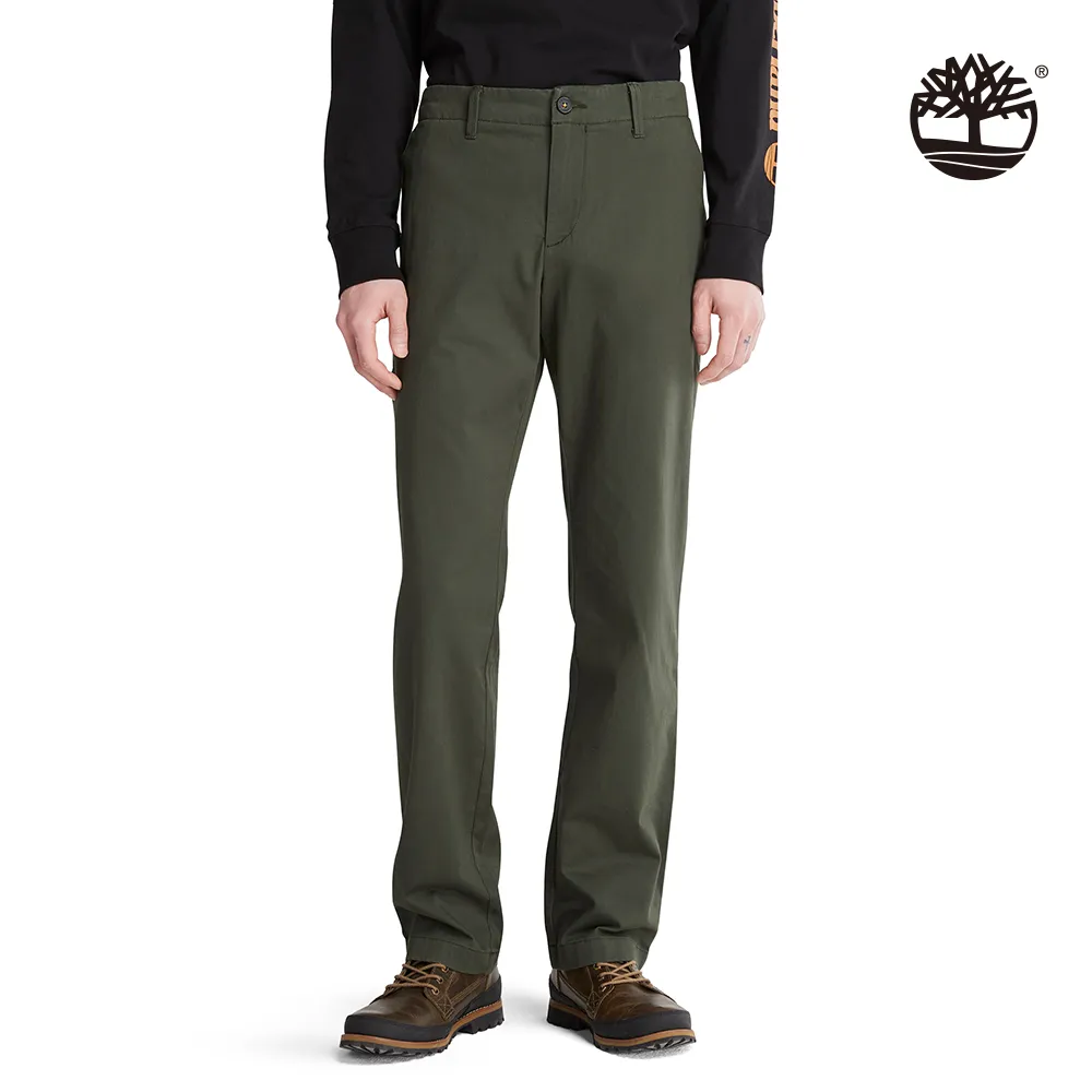 Timberland 男款深綠色Squam Lake 彈力修身長褲|A5QWCU31 歷史價格詳細信息