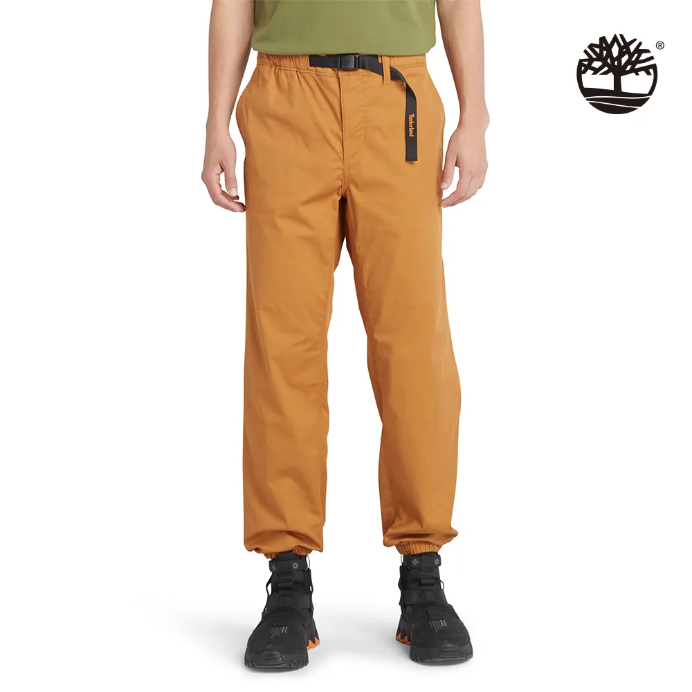 Timberland 男款小麥色有機棉長型撞色Logo印花短袖 T恤|A69U5P47 歷史價格詳細信息