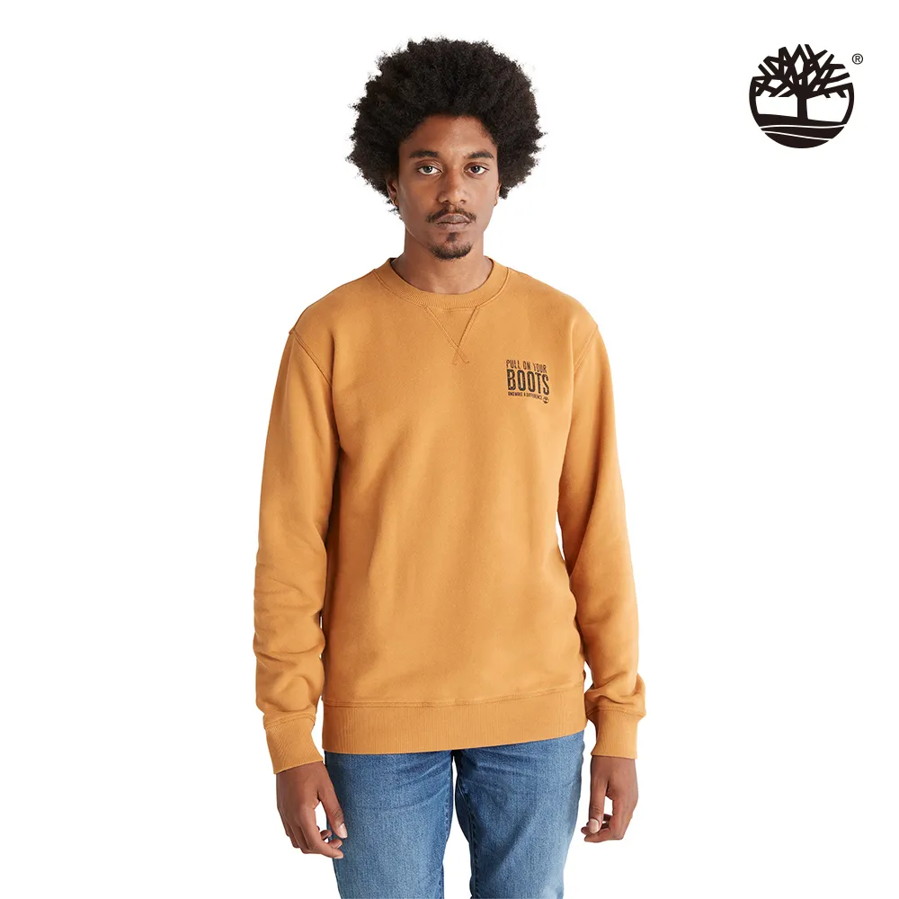 Timberland 男款小麥色標語Logo短袖T恤|A2Q4AP47 歷史價格詳細信息