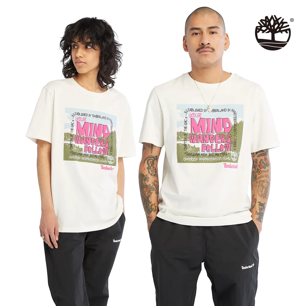 Timberland 中性復古白新年限定款厚磅有機棉印花口袋短袖T恤|A6B5PCM9 歷史價格詳細信息