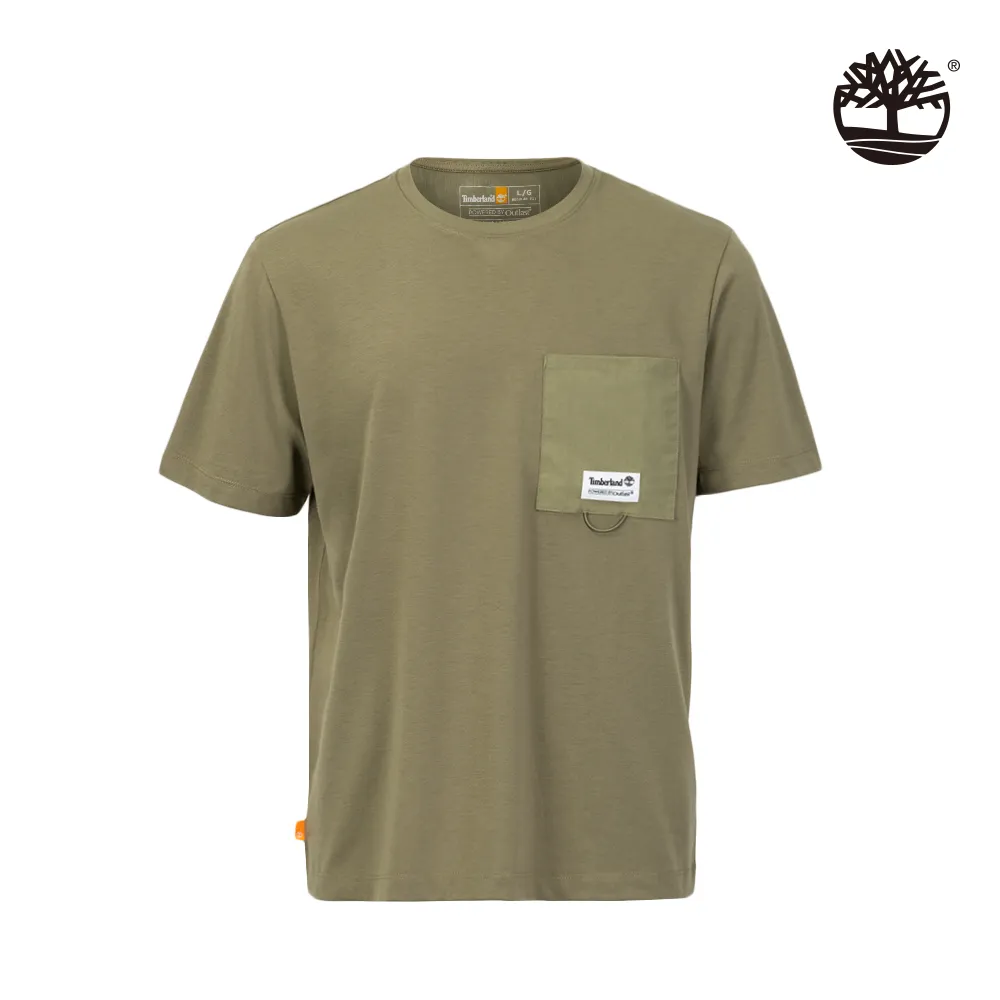 Timberland 男款灰綠色OUTLAST短袖襯衫|A6RCW590 歷史價格詳細信息