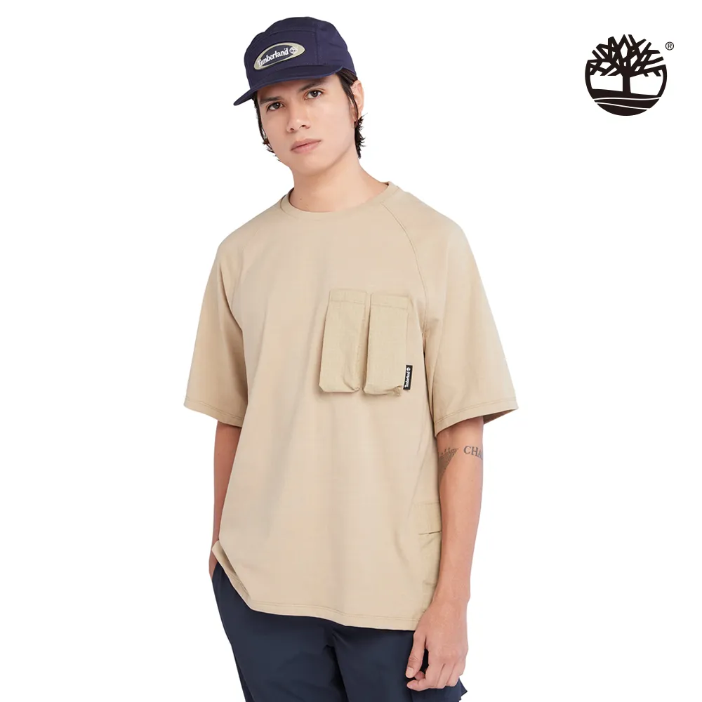 Timberland 男款淺卡其混合材質刷毛寬鬆連帽大學T|A6Q6SDH4 歷史價格詳細信息