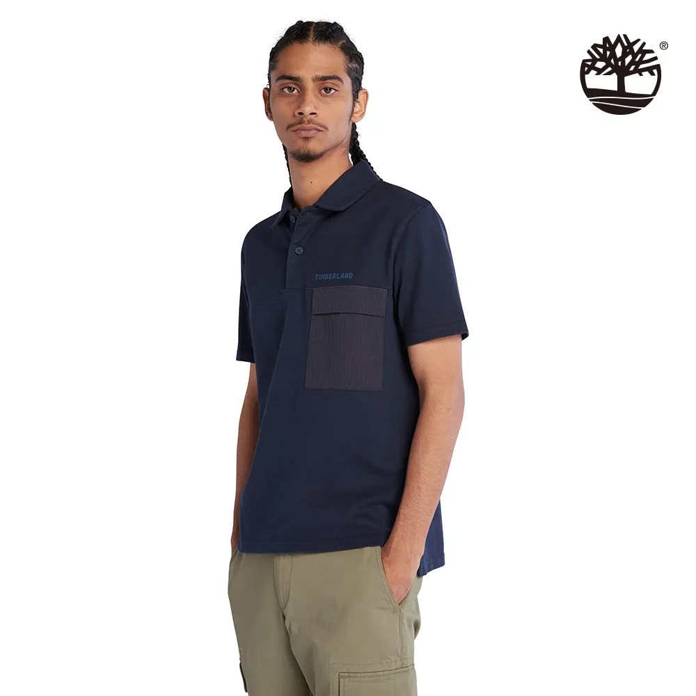 Timberland 男款深藍色短袖口袋T恤|A665N433 歷史價格詳細信息
