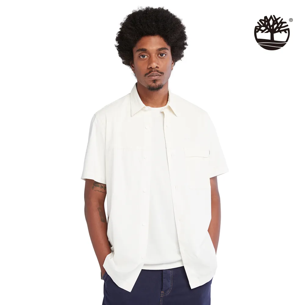 【Timberland】男款復古白色口袋襯衫(A661WCM9) 歷史價格詳細信息