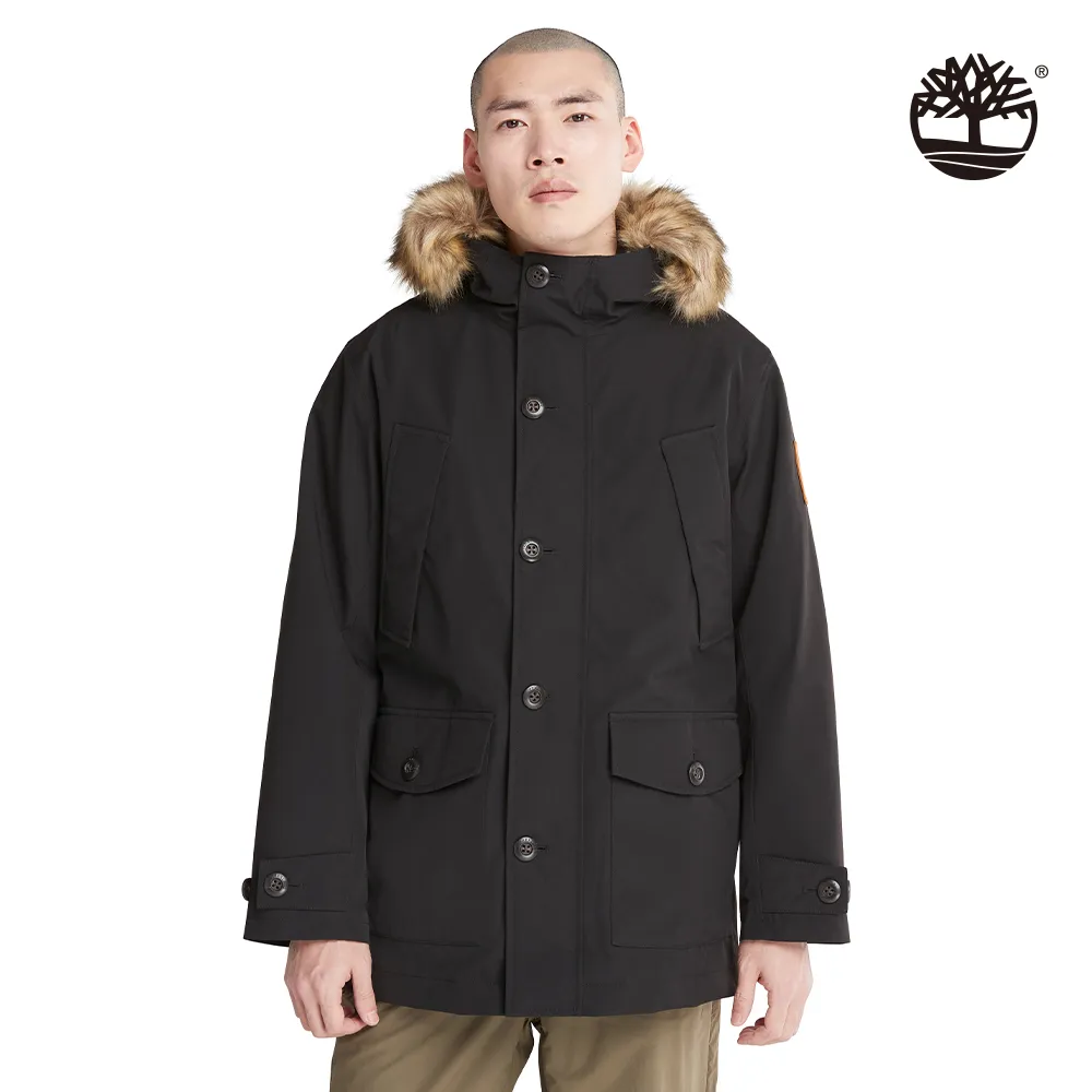 Timberland 男款黑色防水連帽夾克|A2EQT001 歷史價格詳細信息