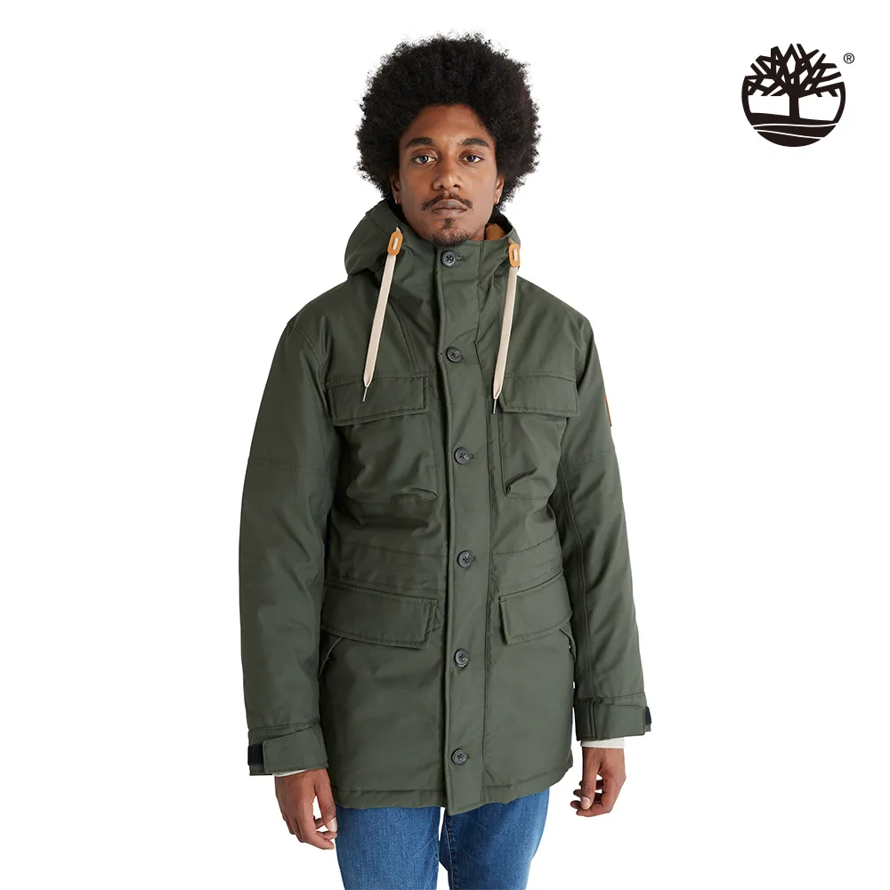 Timberland 男款深灰綠有機棉保暖彈性工裝褲|A5UWHU31 歷史價格詳細信息