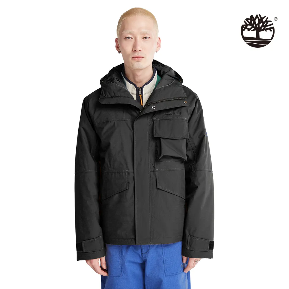 Timberland 男款黑色Mountain Town 保暖防水連帽外套|A6941001 歷史價格詳細信息