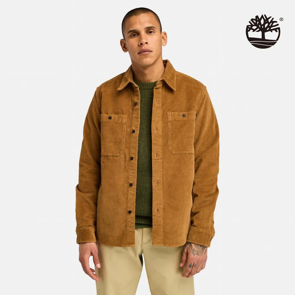 Timberland 男款深小麥色燈芯絨襯衫外套|A68W7EH2 歷史價格詳細信息