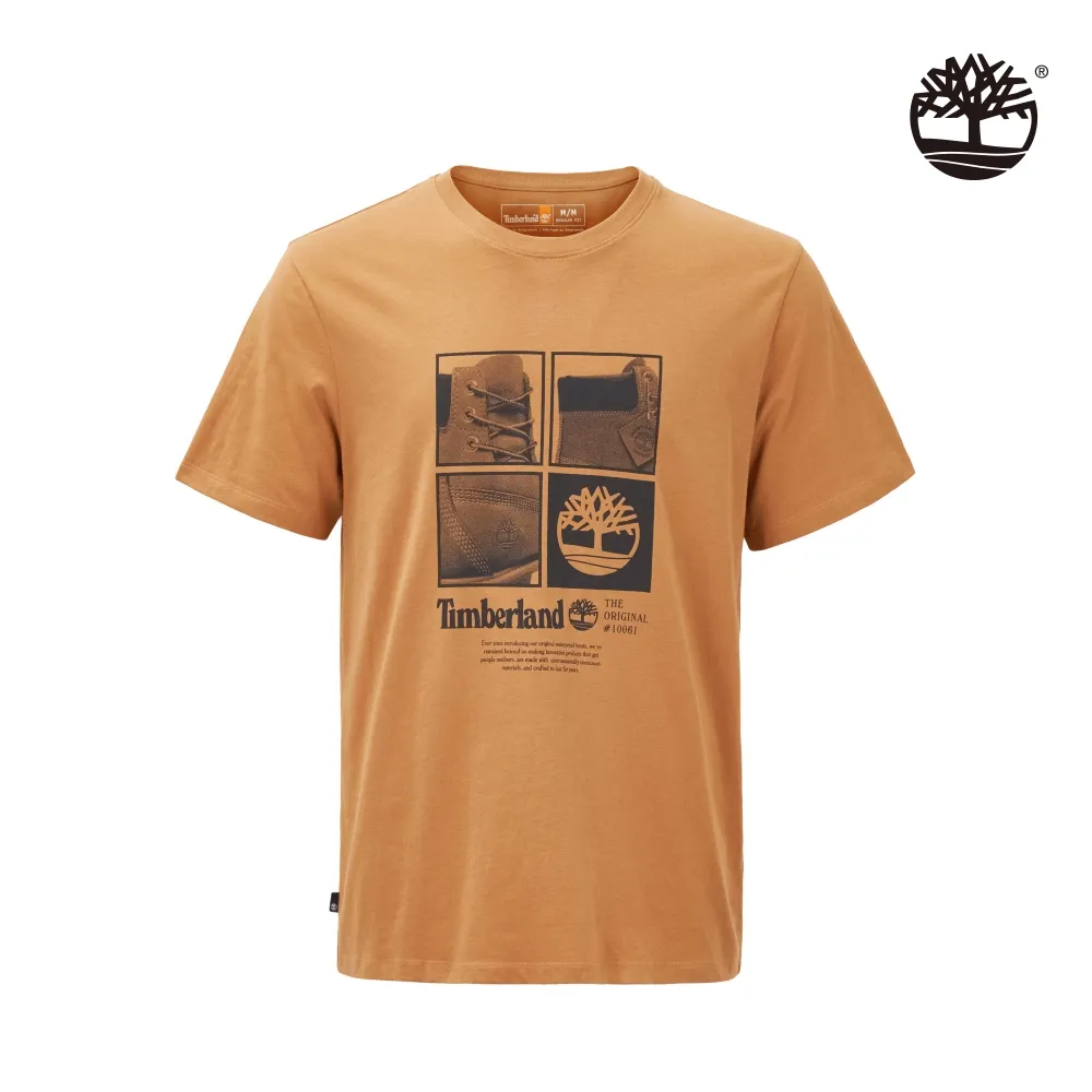 【Timberland】男款小麥色印花T恤(A29C5P47) 歷史價格詳細信息