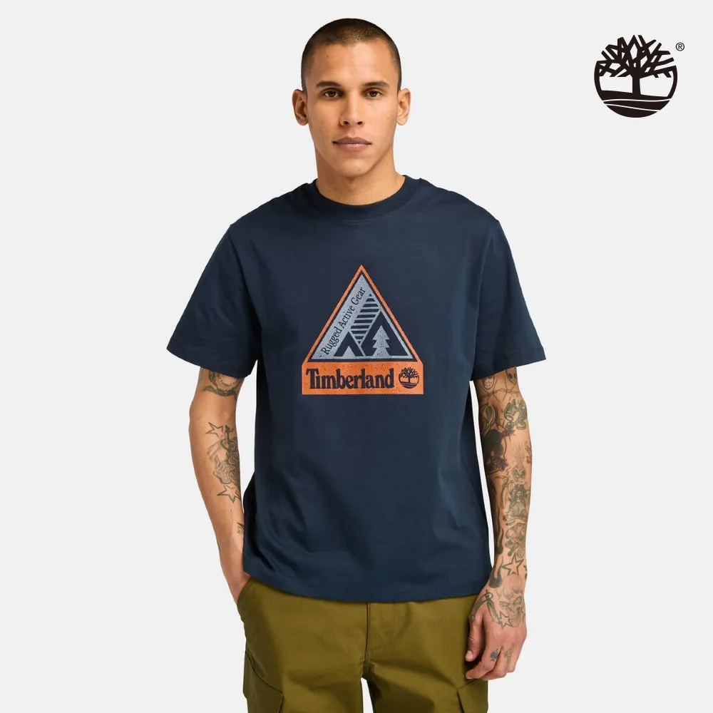 Timberland 男款深寶石藍休閒短袖T恤|A69A1433 歷史價格詳細信息