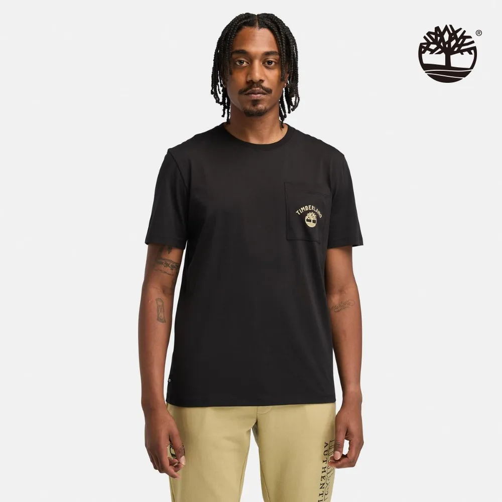 Timberland 男款黑色口袋長袖T恤|A2FZM001 歷史價格詳細信息