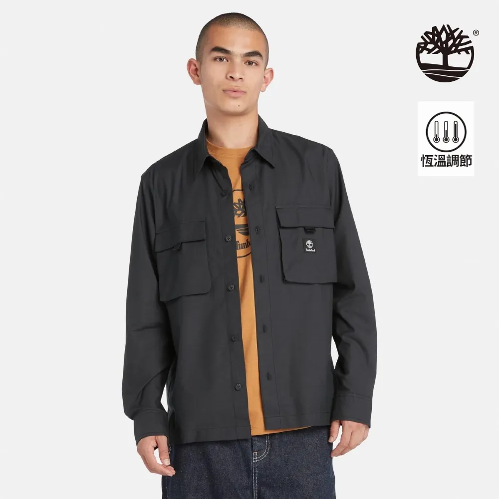 Timberland 男款黑色Outlast®科技長袖襯衫|A2NHT001 歷史價格詳細信息