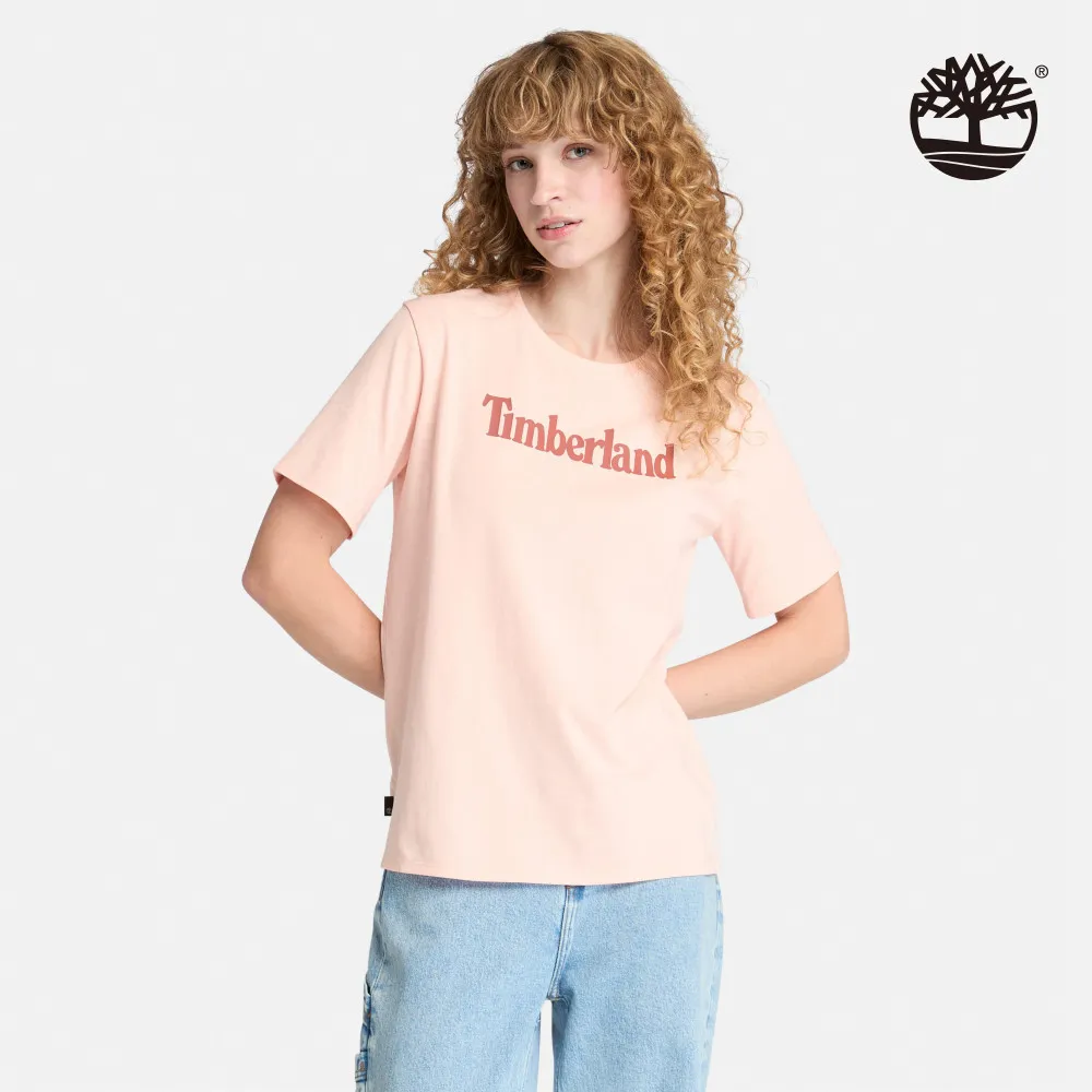 Timberland 女款粉紫色吸濕排汗短袖 T 恤|A5VBYEG3 歷史價格詳細信息