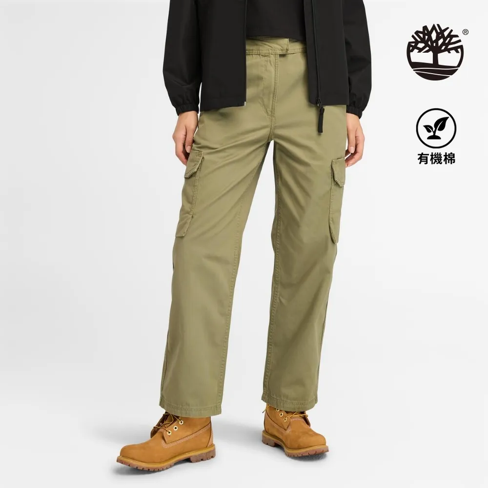 Timberland 女款灰綠色工裝休閒短褲|A5P2P590 歷史價格詳細信息
