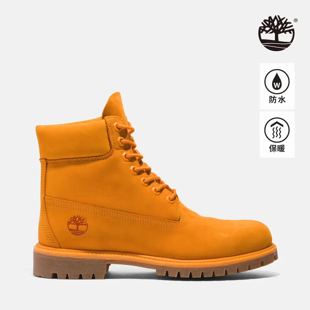 Timberland 男款橙色磨砂革50週年紀念款6吋防水靴|A5VJN804 歷史價格詳細信息