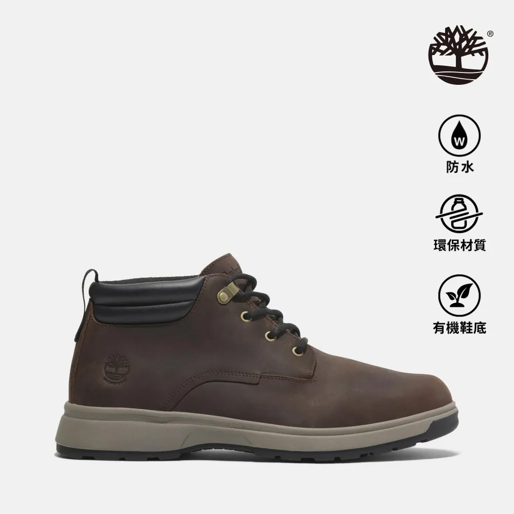 Timberland 男款深棕色防水中筒休閒靴|A6A81W01 歷史價格詳細信息