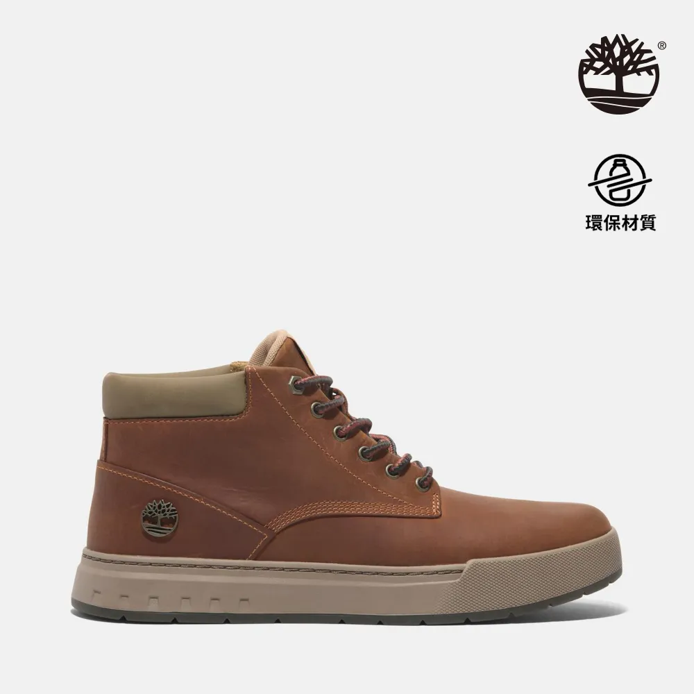 【Timberland】男款暗橙色皮革中筒休閒鞋(A69FNEJD) 歷史價格詳細信息