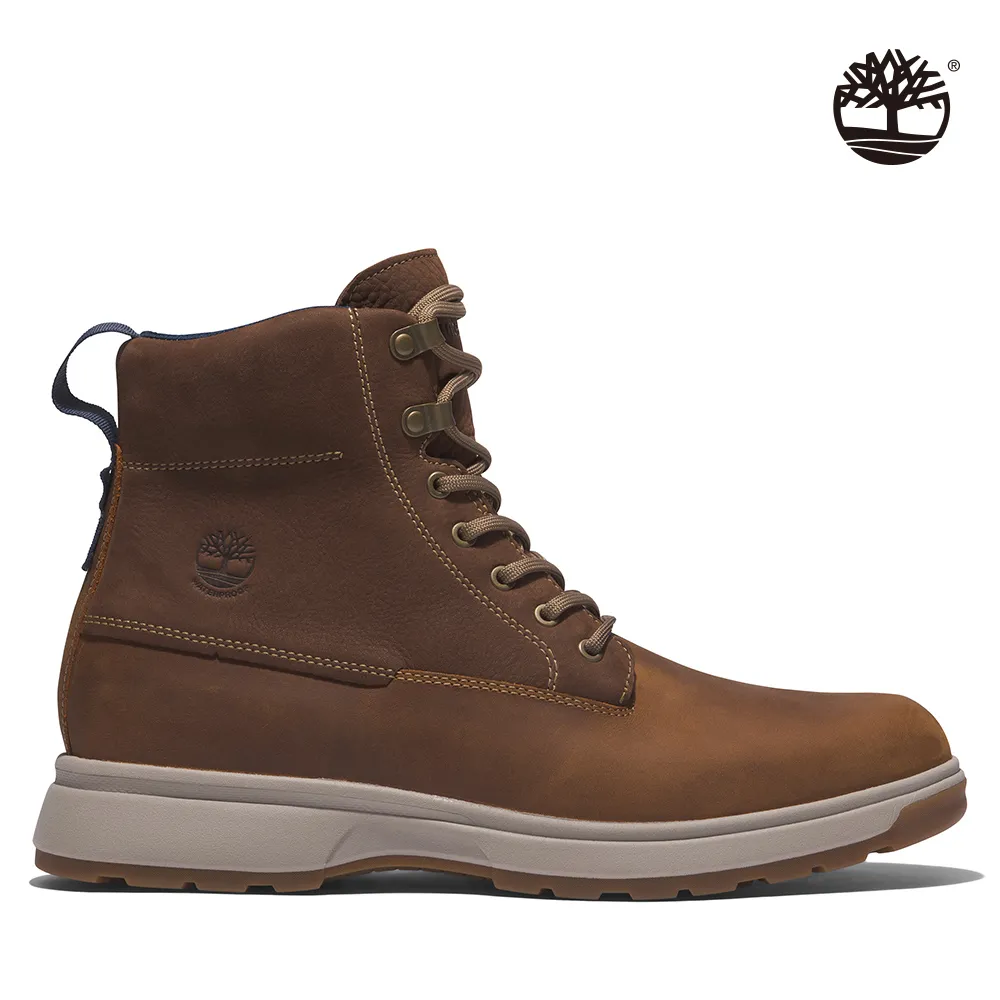 Timberland 男款銹褐色防水全粒面皮革Atwells Ave查卡靴|A43TNF13 歷史價格詳細信息
