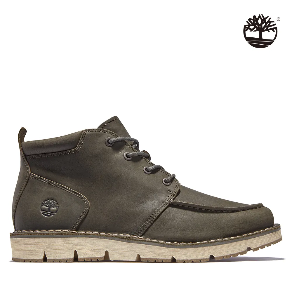 Timberland 男款深綠色皮革中筒休閒鞋|A69M1EO6 歷史價格詳細信息