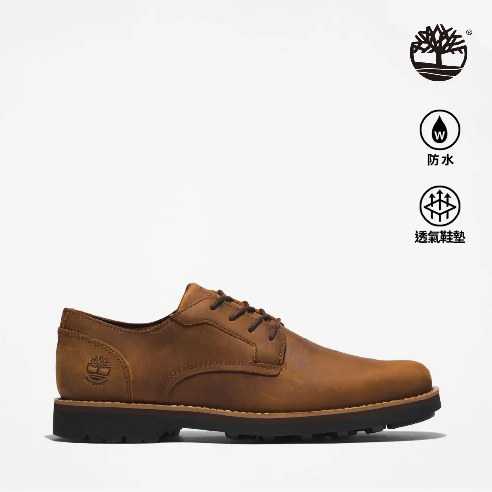 Timberland 男款鐵鏽色皮革防水休閒鞋|A5V11F13 歷史價格詳細信息
