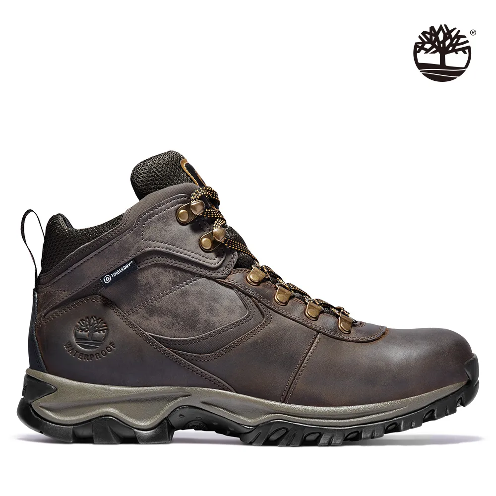 Timberland 男款深棕色全粒面皮革中筒休閒靴|A65ZF242 歷史價格詳細信息