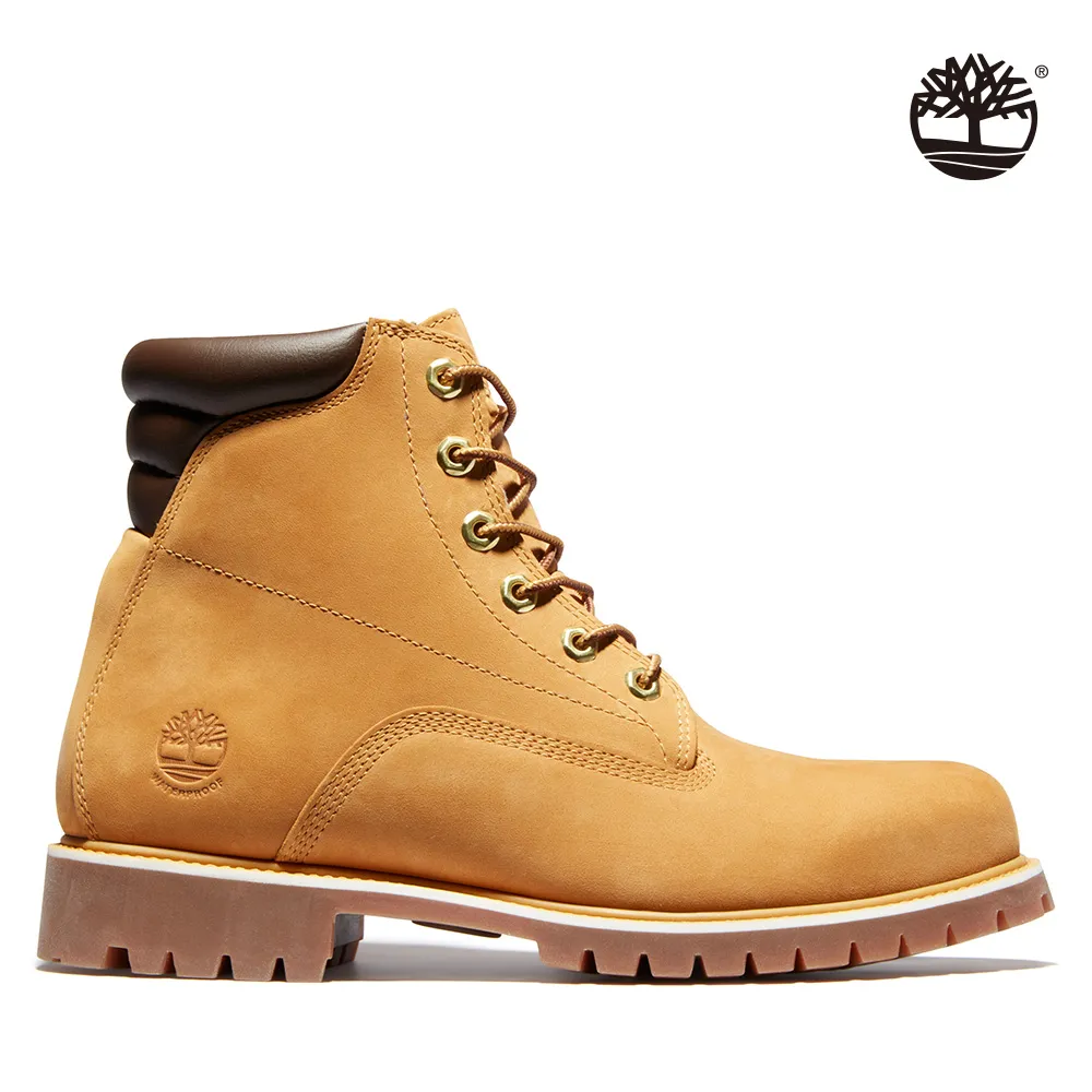 Timberland 男款小麥色磨砂革防水6吋靴|A5UUH231 歷史價格詳細信息