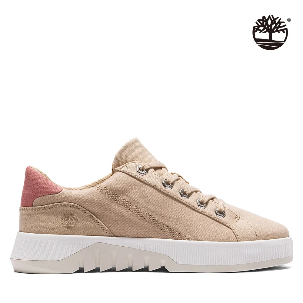 Timberland 女款淺米色帆布中筒休閒靴|A2R1AER1 歷史價格詳細信息