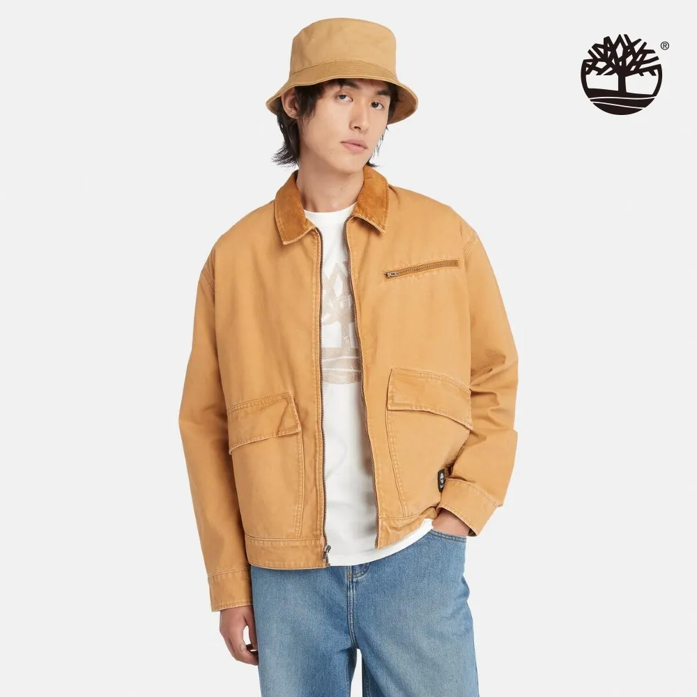 Timberland 男款小麥色水洗帆布彈力工裝褲|A5TJBP47 歷史價格詳細信息
