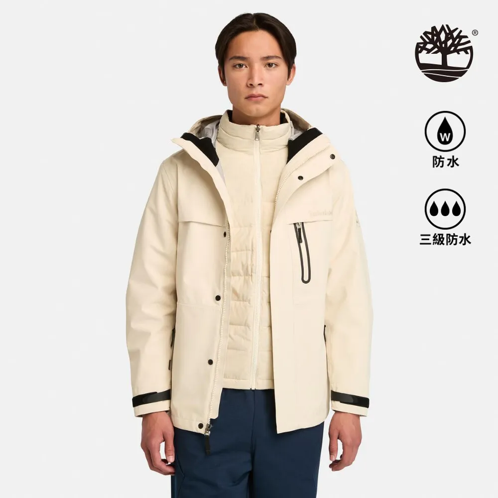 Timberland 男款象牙色Benton防潑水工殼外套|A695WEFL 歷史價格詳細信息