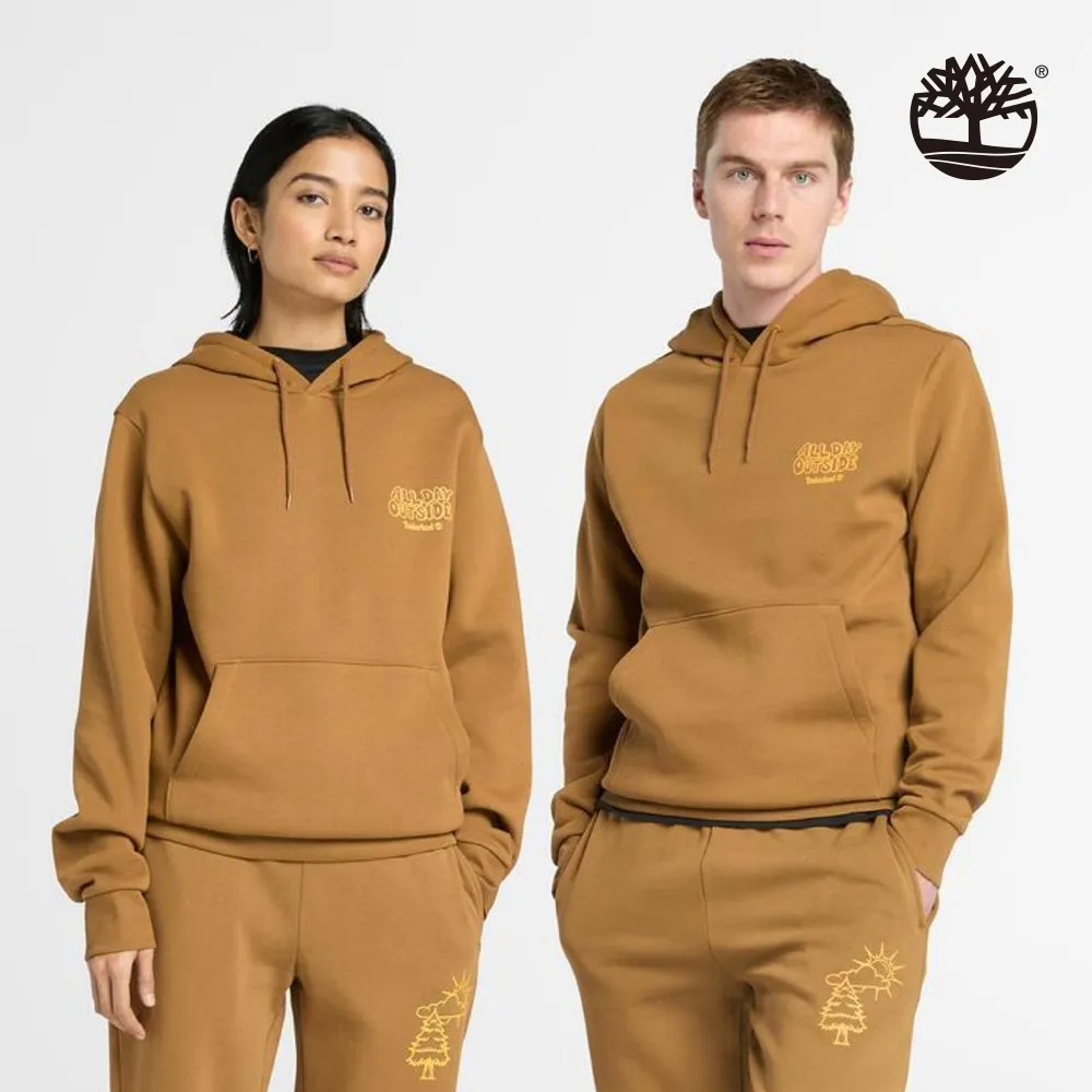 Timberland 中性深小麥色印花長袖T恤|A43F5EH2 歷史價格詳細信息