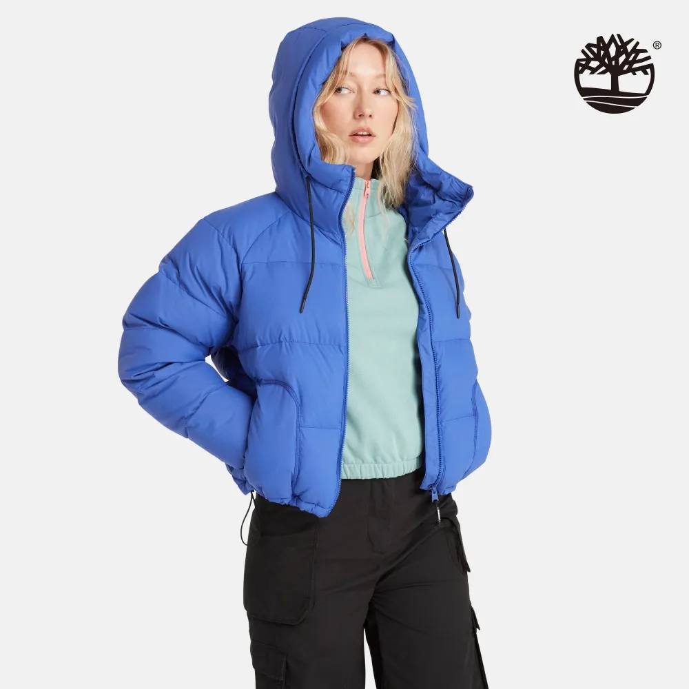 Timberland 男款亮藍色防潑水再生羽絨派克大衣|A2N68G58 歷史價格詳細信息