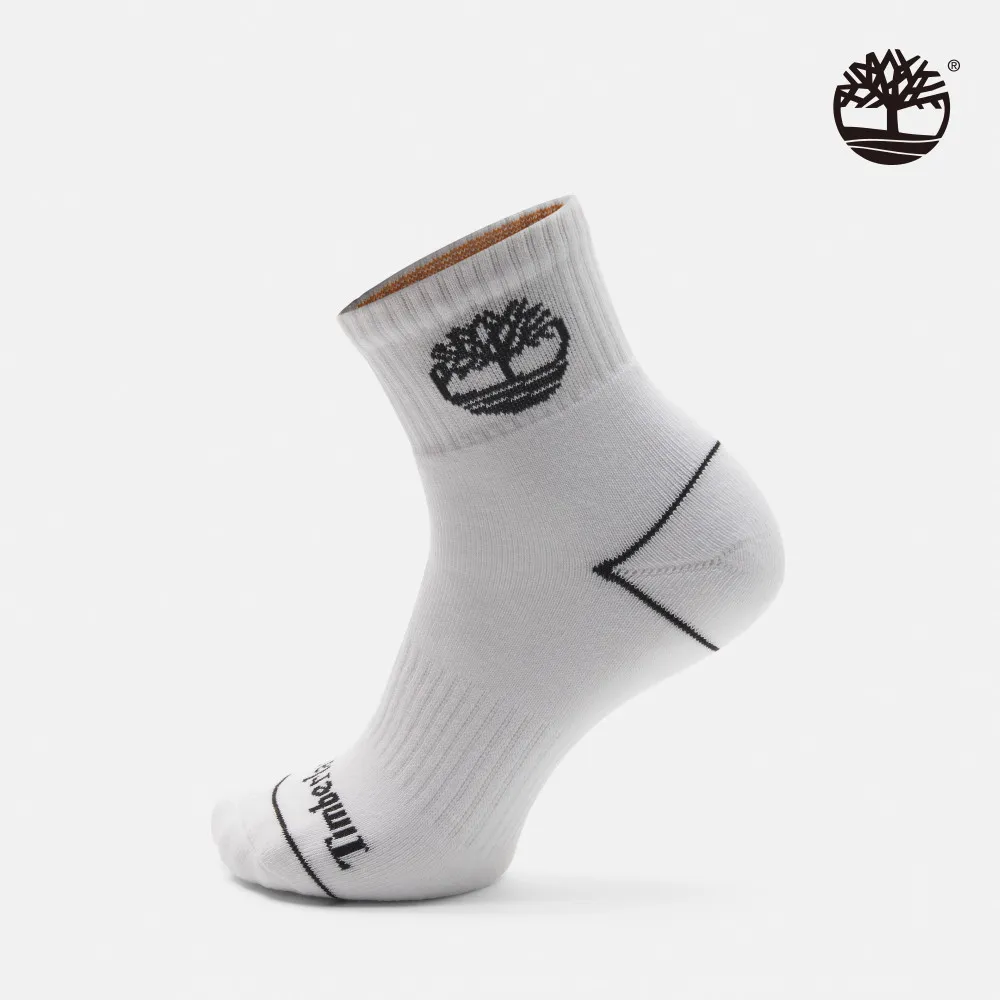 Timberland 中性白色中筒襪(三入組)|A2PU2100 歷史價格詳細信息