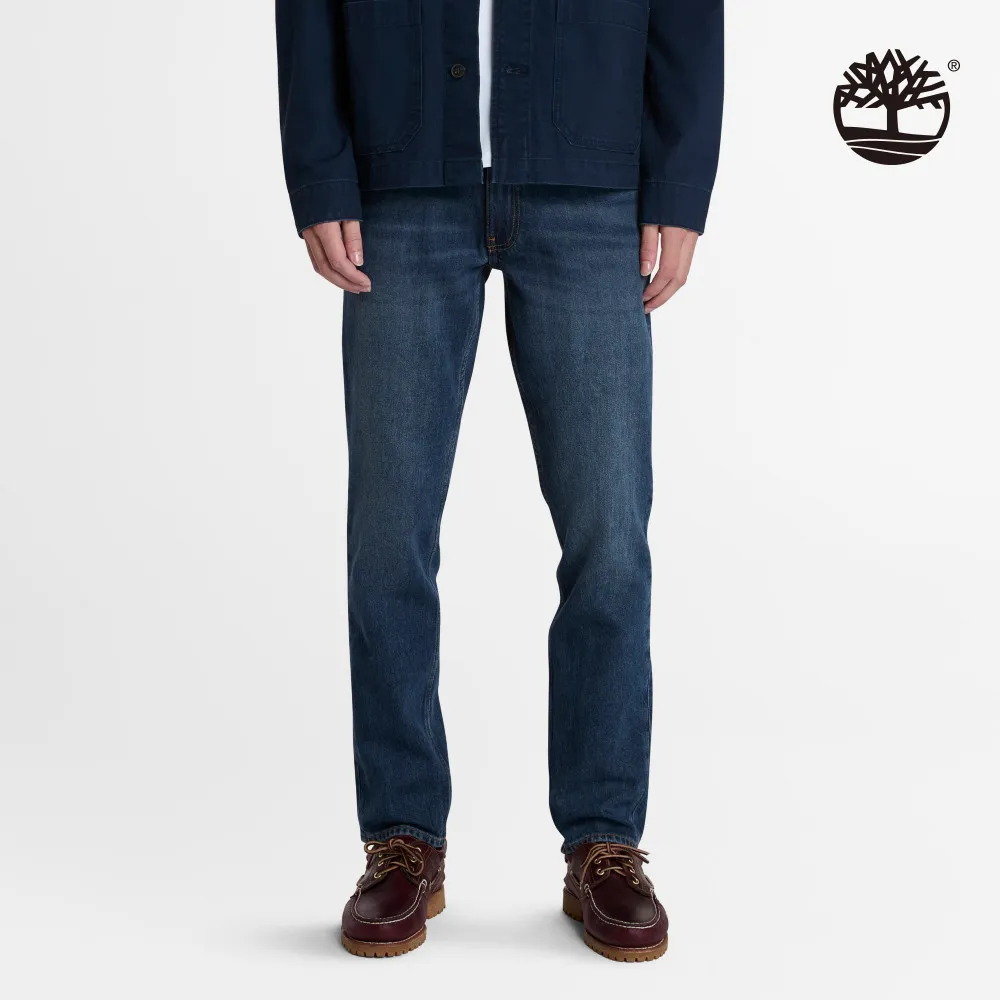 Timberland 男款靛藍色天絲™牛仔外套|A6ADYA11 歷史價格詳細信息