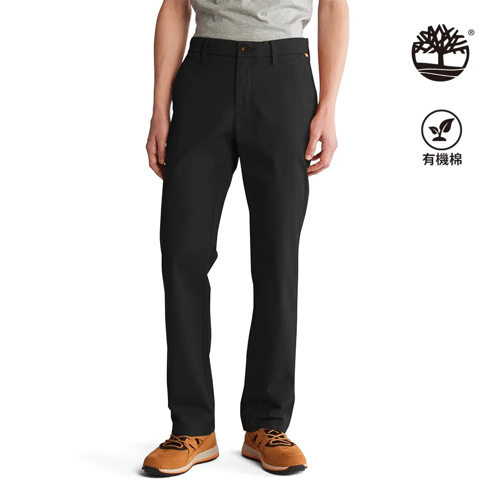 Timberland 男款黑色有機棉左胸Logo印花短袖T恤|A6DKU001 歷史價格詳細信息